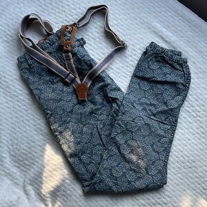 Vintage Maison Scotch Suspender Drop Crotch Pants Size Petite XS